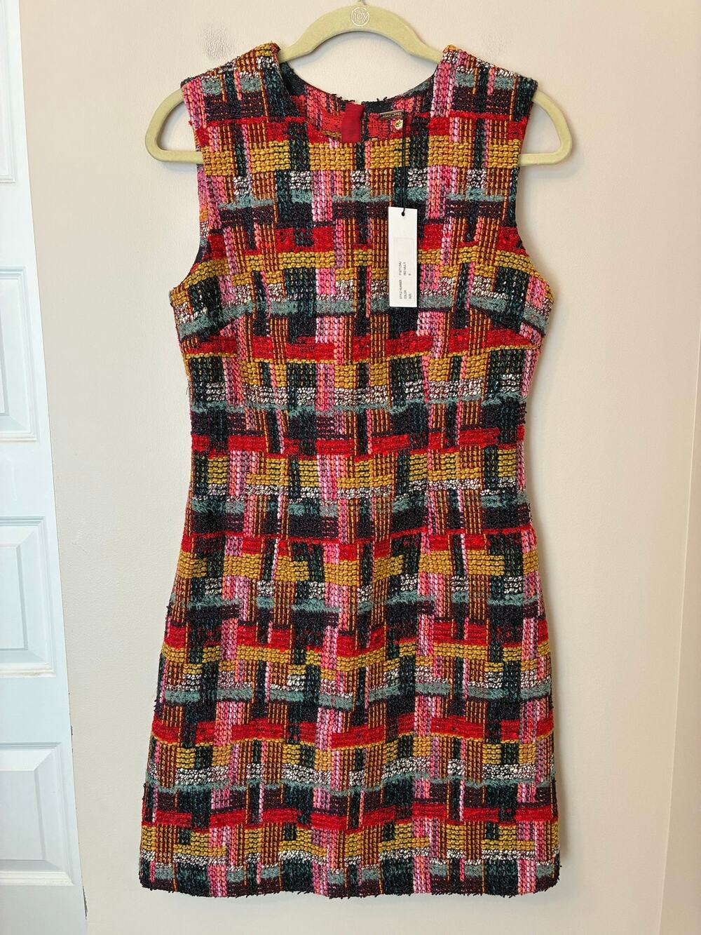 Adam Lippes NEW Sleeveless Tweed Dress Women's Size 8